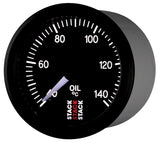 Autometer Stack 52mm 40-140 Deg C 1/8in NPTF Male Pro Stepper Motor Oil Temp Gauge - Black