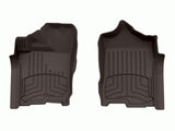 WeatherTech 17-23 Nissan Titan CC (Incl. 17-21 KC w/FR Seat Heat Vnt) Front FloorLiner HP - Cocoa