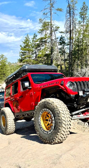 EVO MFG 2018-2024 Jeep Wrangler JL FULL ROOF RACK, ALUMINUM