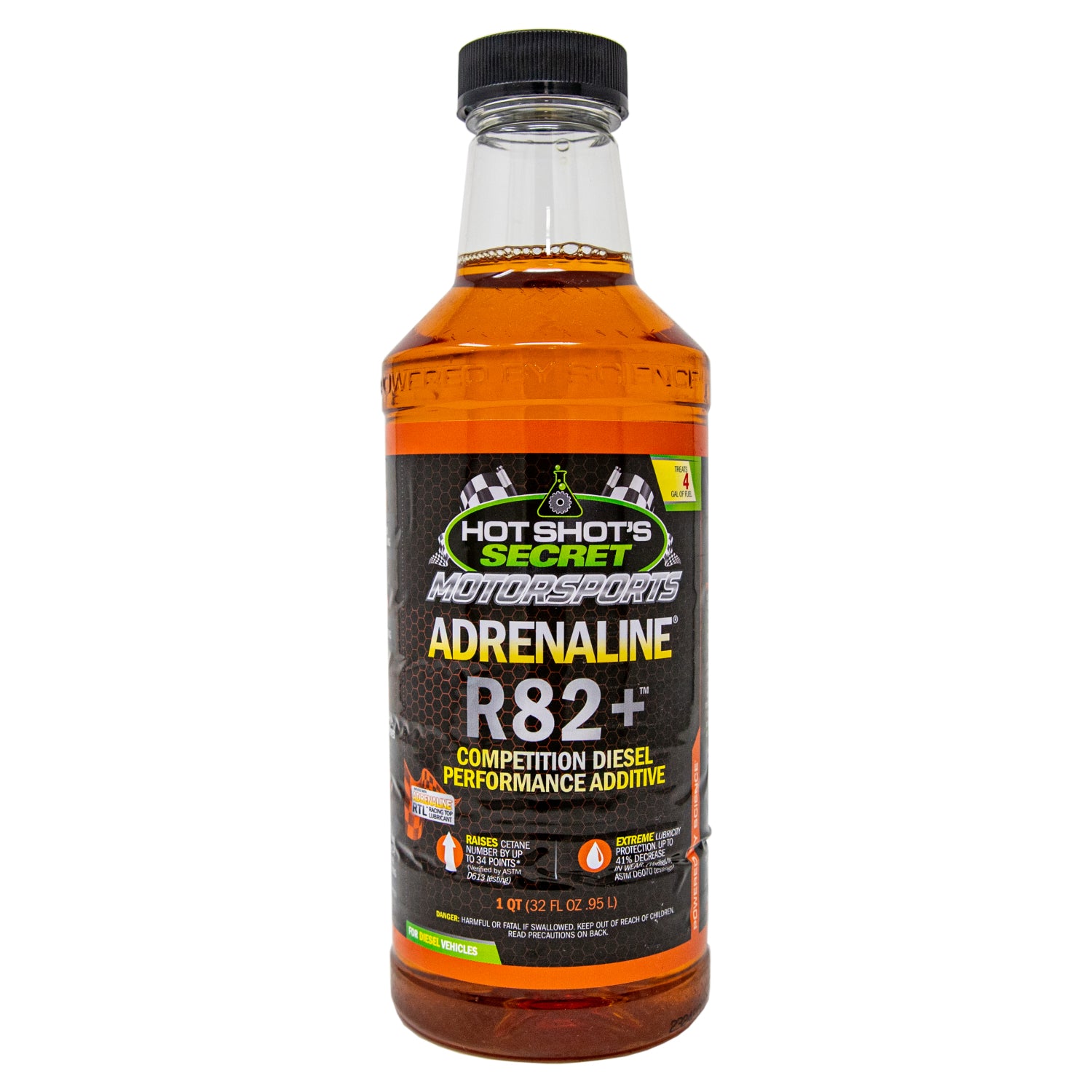 Hot Shot's Secret ADRENALINE R82+ RACING DIESEL ADDITIVE - QUART