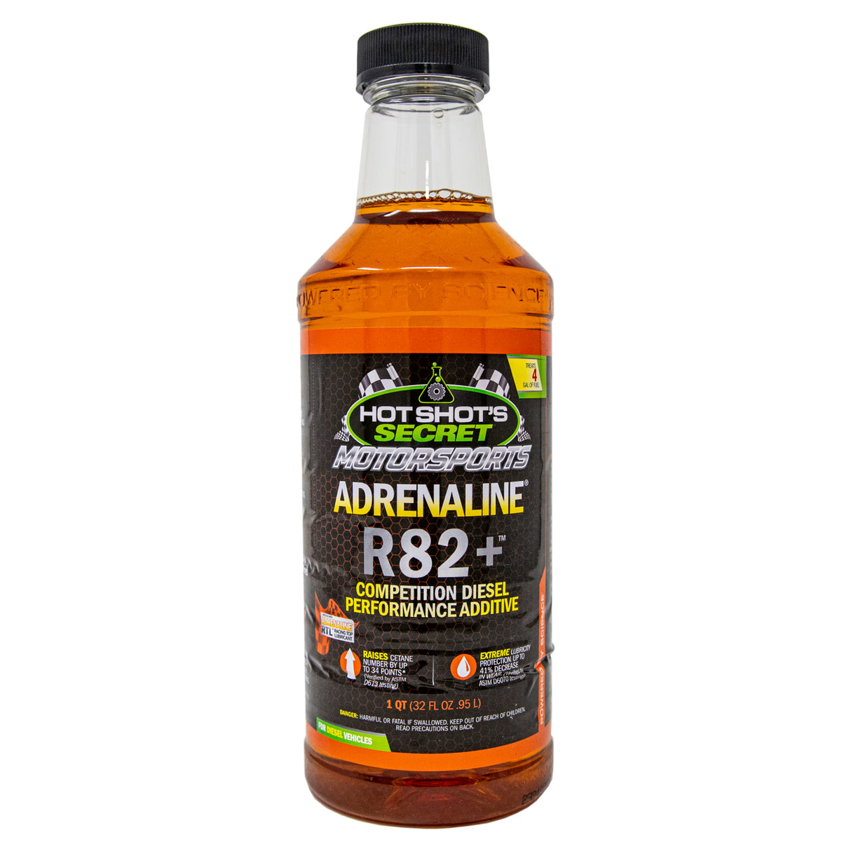 Hot Shot's Secret ADRENALINE R82+ RACING DIESEL ADDITIVE - QUART