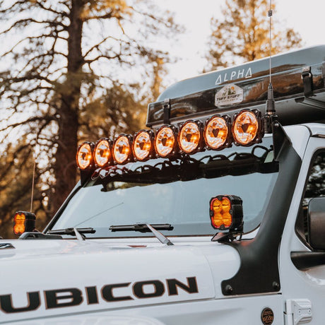 KC HiLITES 20+ Jeep Wrangler JL/Gladiator JT Mojave Gravity Titan Overhead Light Bar