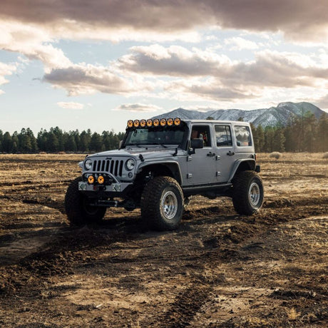 KC HiLiTES 07-18 Jeep JK Gravity Titan Overhead Light Bar Bundle