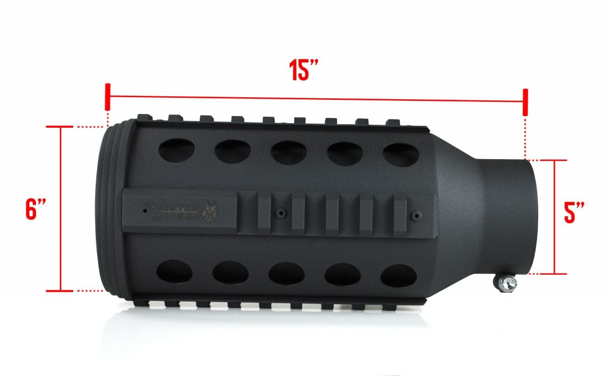 Sinister Diesel Universal AR-15 Exhaust Tip (5in to 6in)
