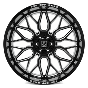 Axe Off-Road Titan wheel, gloss black milled