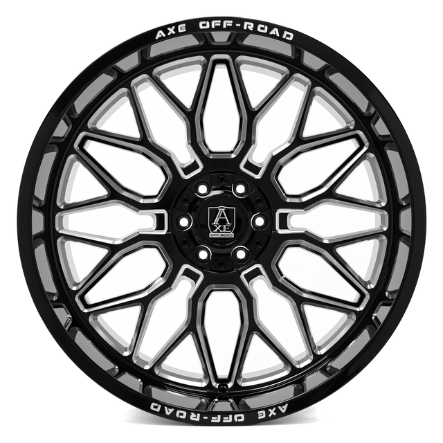 Axe Off-Road Titan wheel, gloss black milled