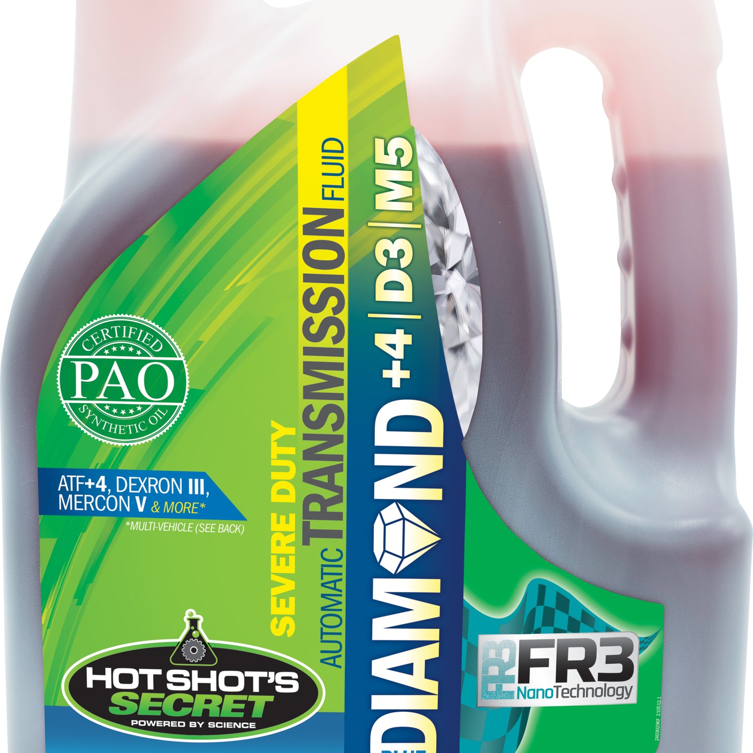 Hot Shot's Secret BLUE DIAMOND TRANSMISSION FLUID ATF+4/Dexron III/Mercon V (+4/D3/M5) - 1 GALLON