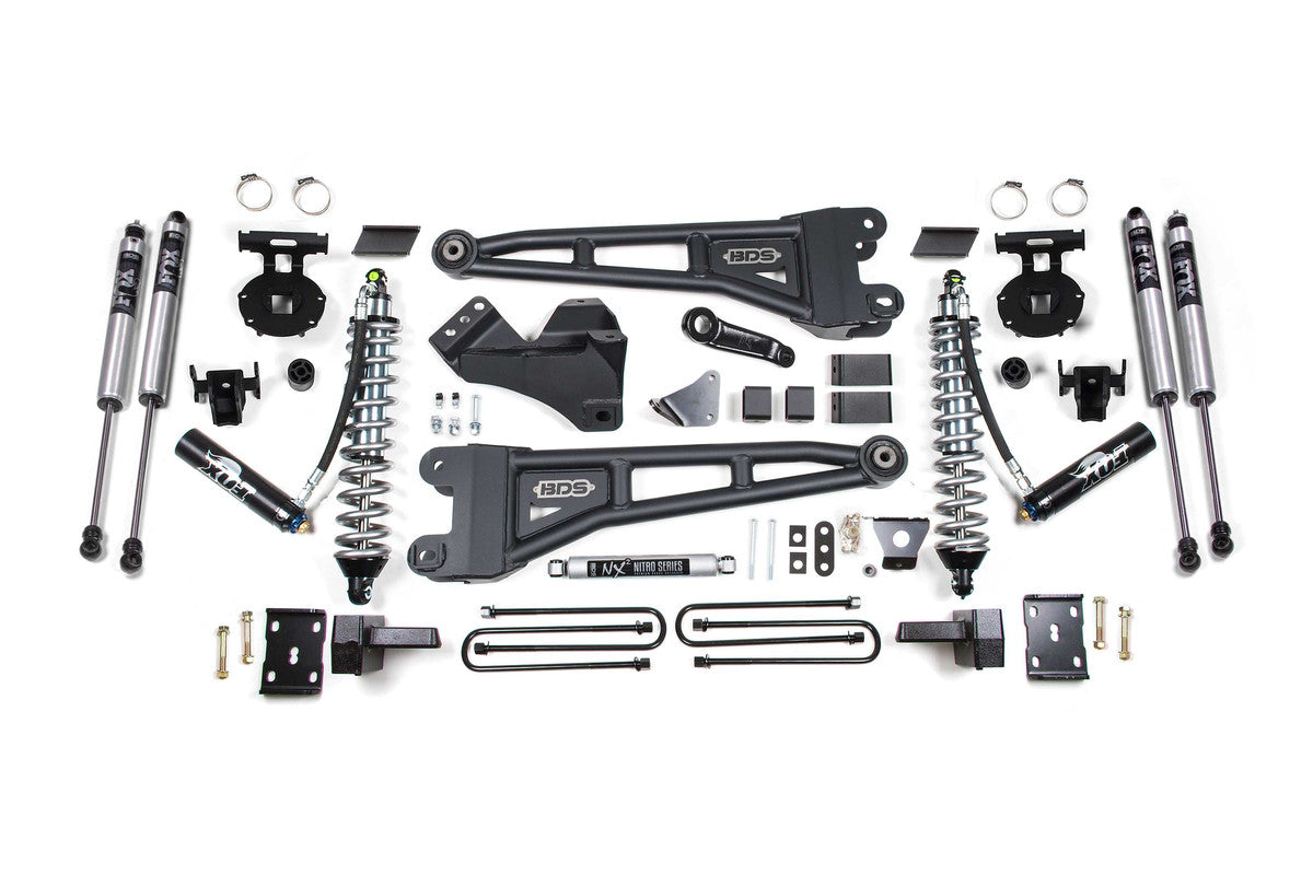 6 INCH LIFT KIT W/ RADIUS ARM - FOX 2.5 COIL-OVER CONVERSION - FORD F250/F350 SUPER DUTY (05-07) 4WD - DIESEL