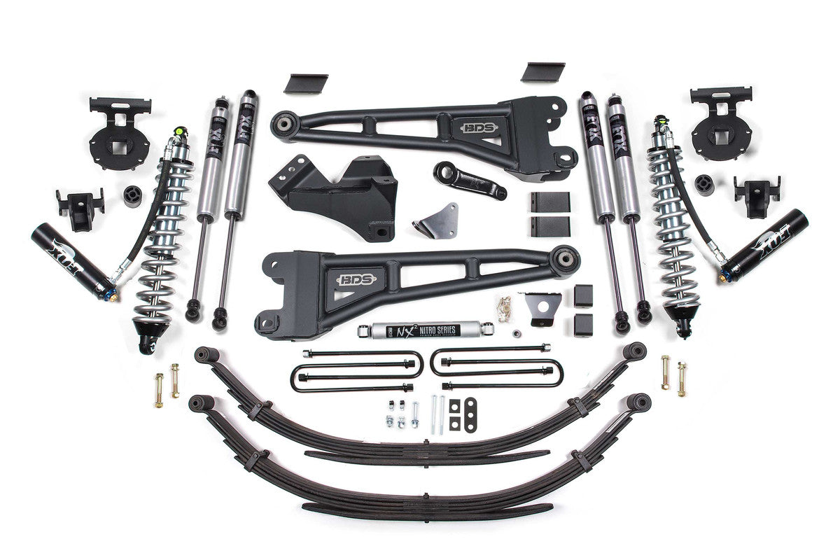 6 INCH LIFT KIT W/ RADIUS ARM - FOX 2.5 COIL-OVER CONVERSION - FORD F250/F350 SUPER DUTY (05-07) 4WD - DIESEL