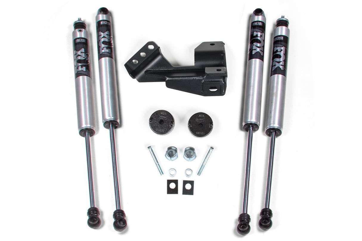2-Inch Leveling Kit - Coil Spacer for 2017-2022 Ford F-250/F-350 Super Duty 4WD - FOX 2.0 Perfo