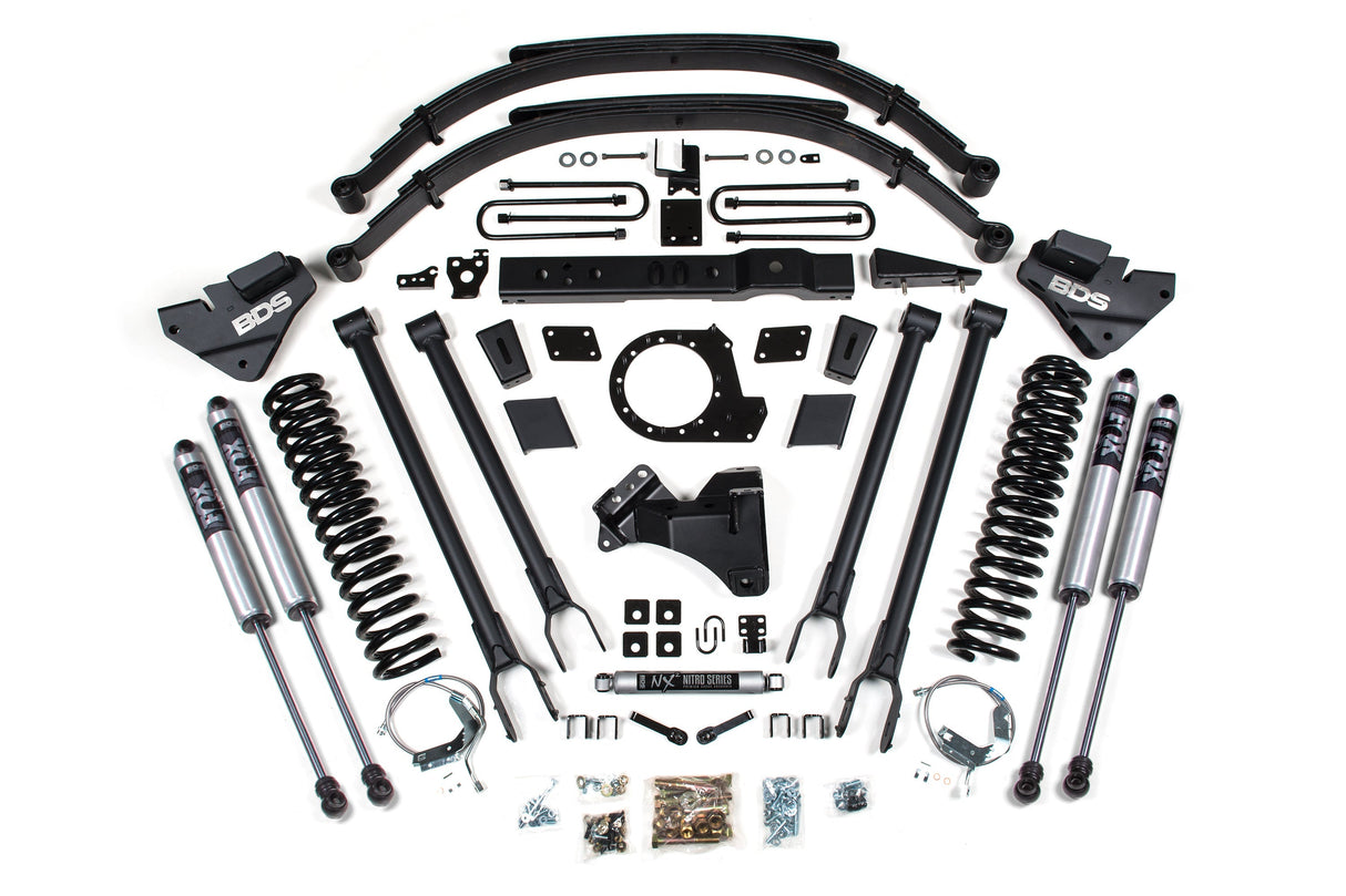8-Inch Lift Kit - 4-Link Conversion for 2017-2019 Ford F-250/F-350 Super Duty 4WD Diesel - NX2 Nitro Series