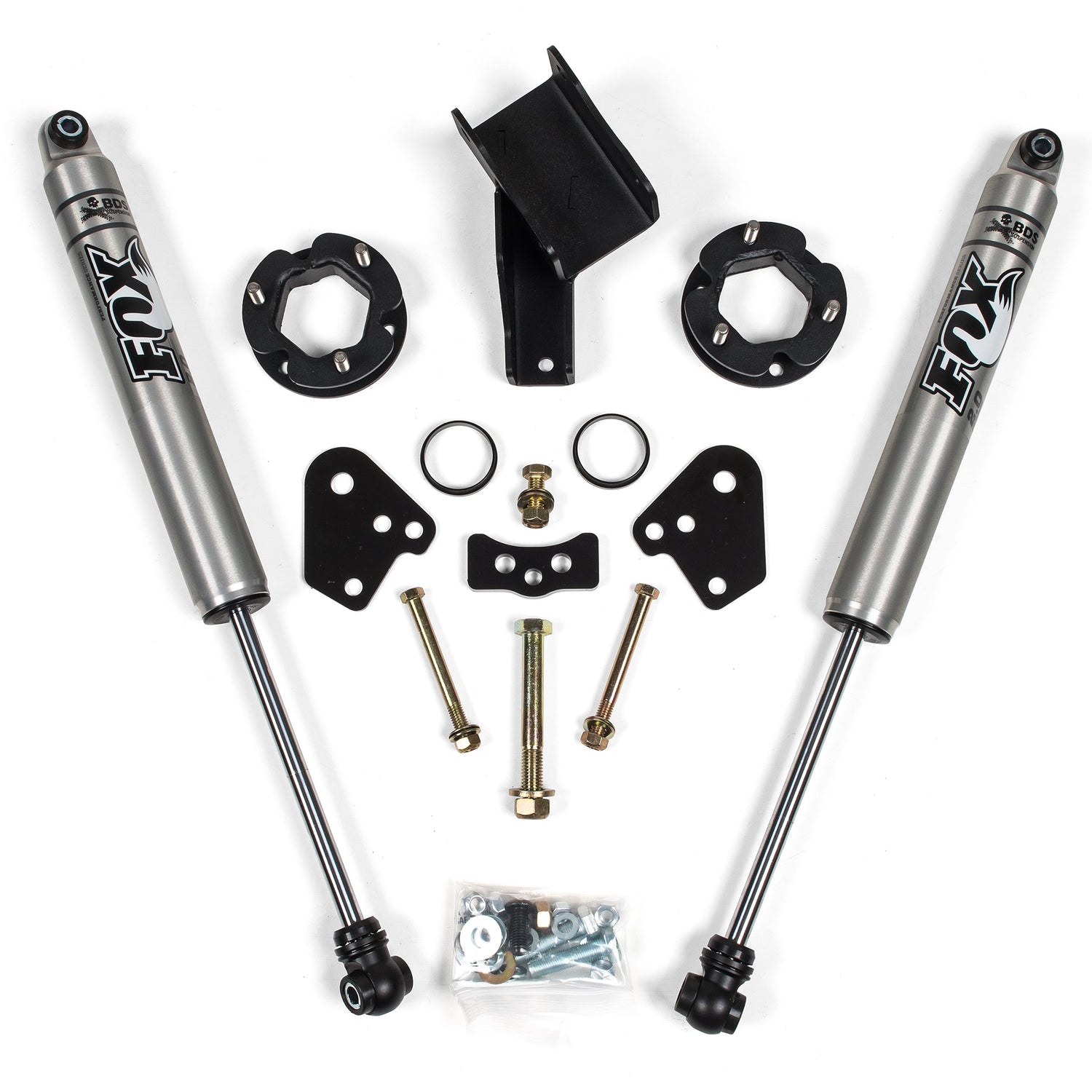 2.5-Inch Lift Kit for 2019-2023 Ford Ranger 4WD - FOX 2.0 Performance Series