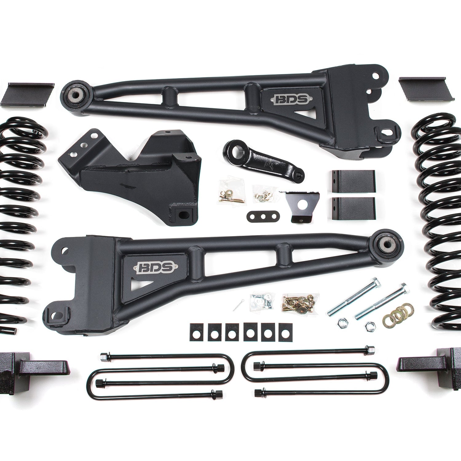 4-Inch Lift Kit w/ Radius Arm for 2011-2016 Ford F-250/F-350 Super Duty 4WD Diesel - 4 Inch Block Kit