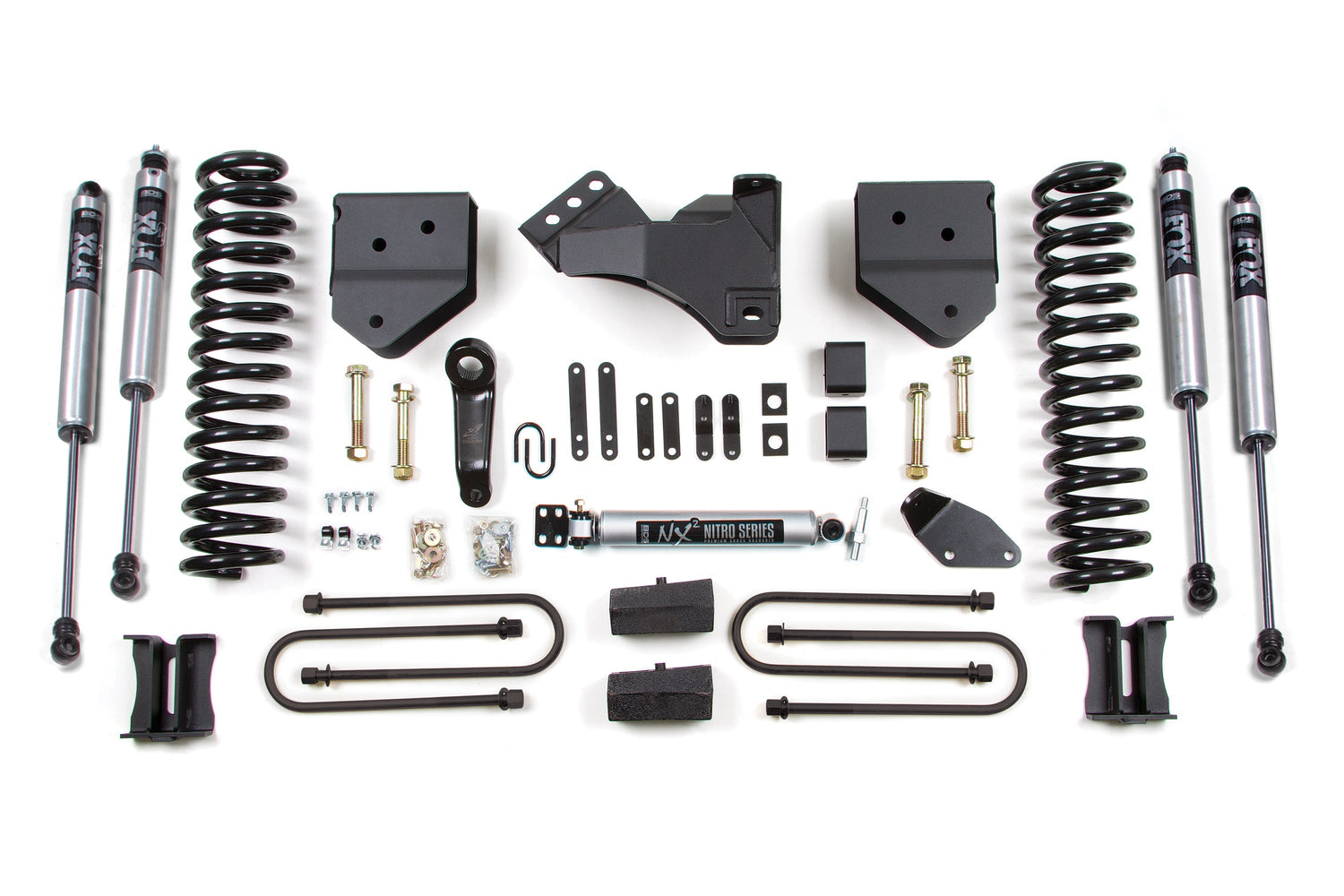 4-Inch Lift Kit for 2005-2007 Ford F-250/F-350 Super Duty 4WD Gas - Block Kit Without Factory Overload