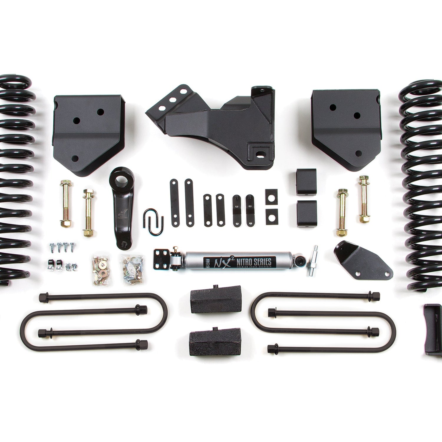 4-Inch Lift Kit for 2008-2010 Ford F-250/F-350 Super Duty 4WD Gas - Block Kit Without Factory Overload