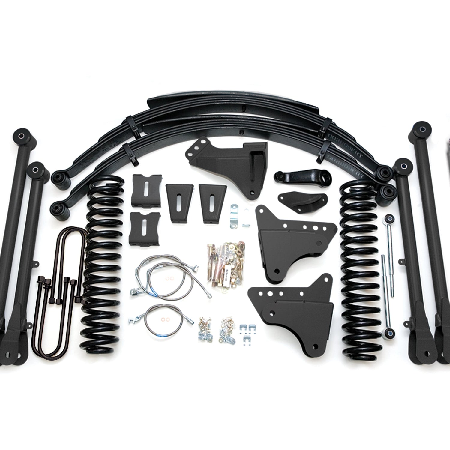 8-Inch Lift Kit w/ 4-Link for 2005-2007 Ford F-250/F-350 Super Duty 4WD Gas - NX2 Nitro Series