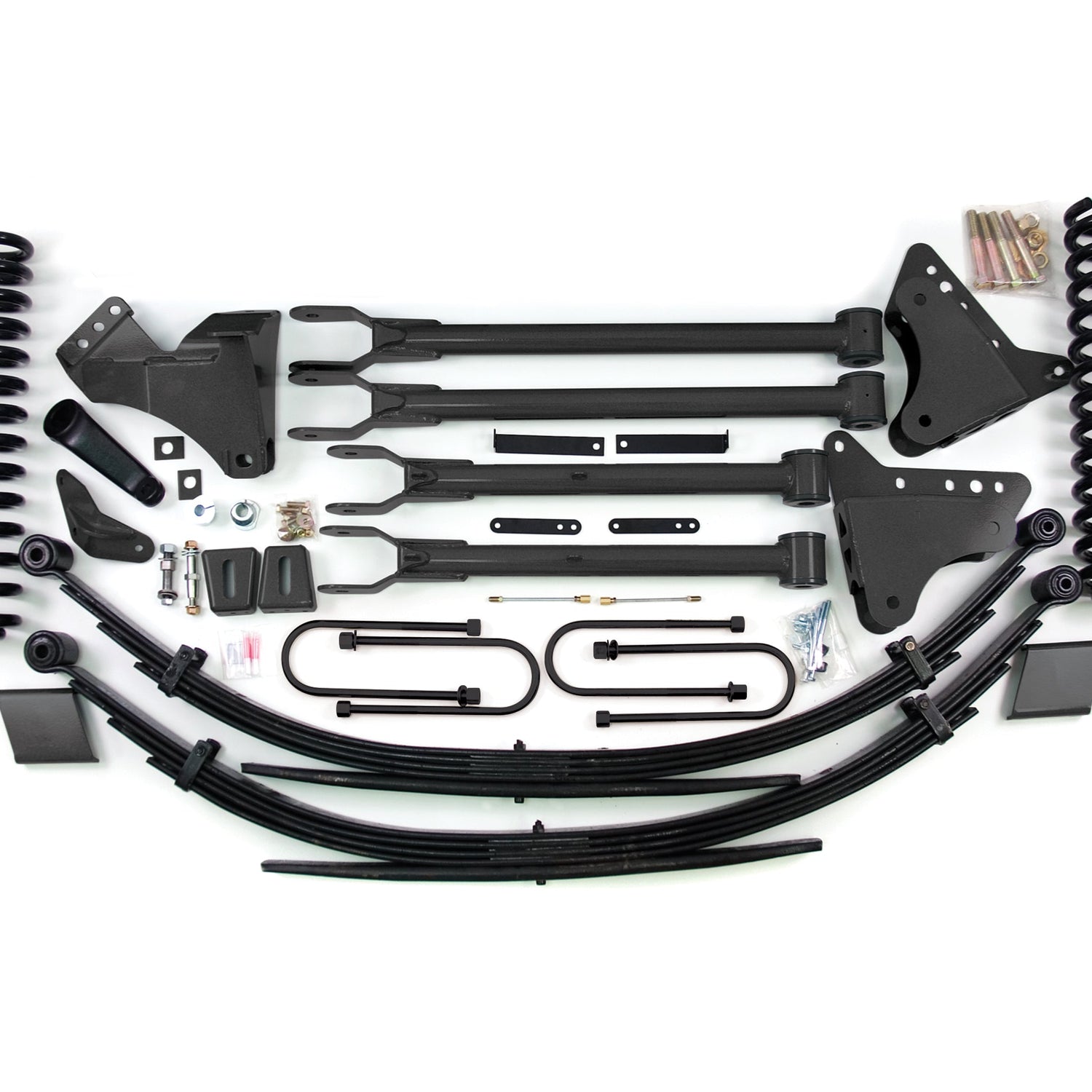 8-Inch Lift Kit w/ 4-Link for 2008-2010 Ford F-250/F-350 Super Duty 4WD Gas - FOX 2.0 Performance Series