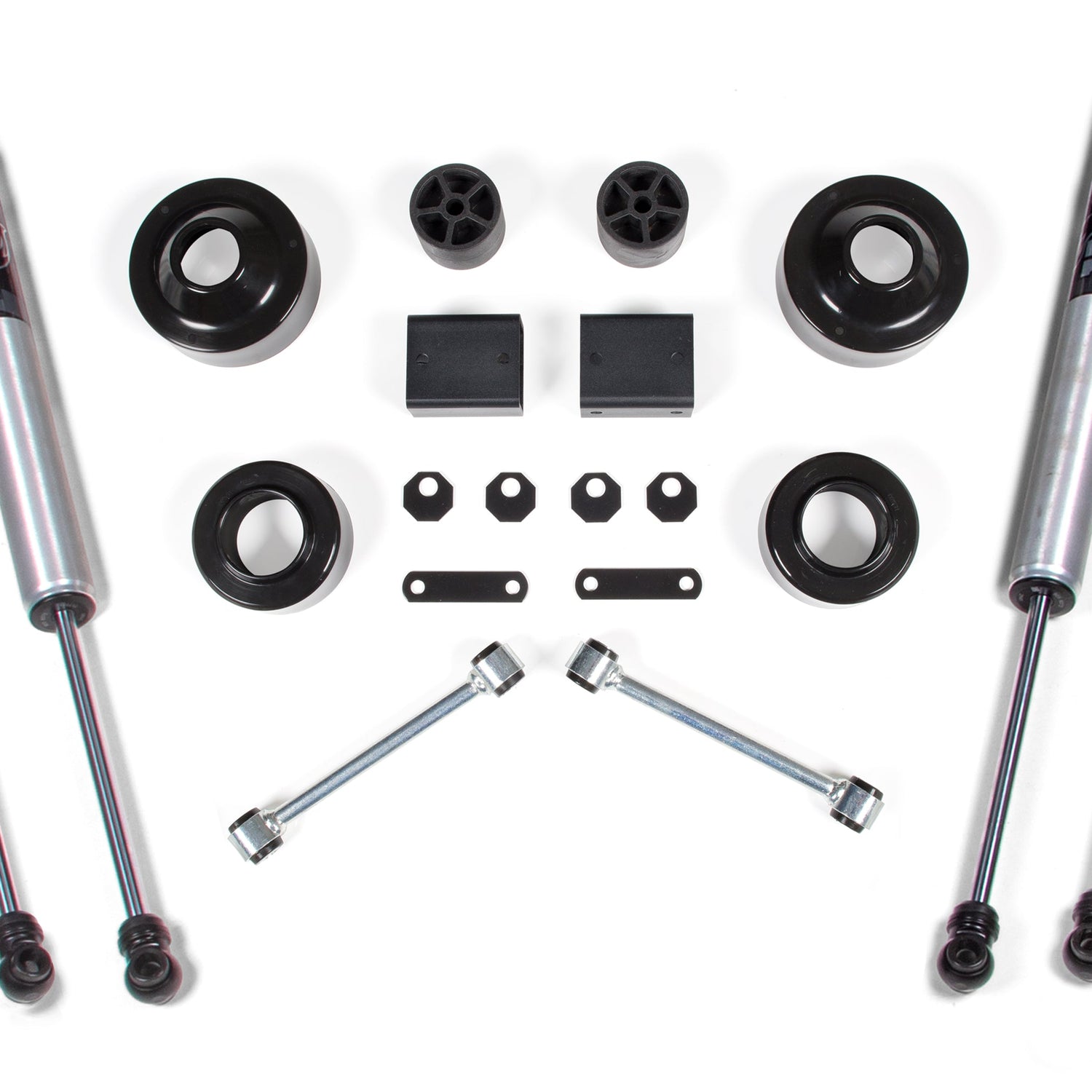 2-Inch Lift Kit - Coil Spacer for 2007-2011 Jeep Wrangler JK 2-Door - NX2 Nitro Series