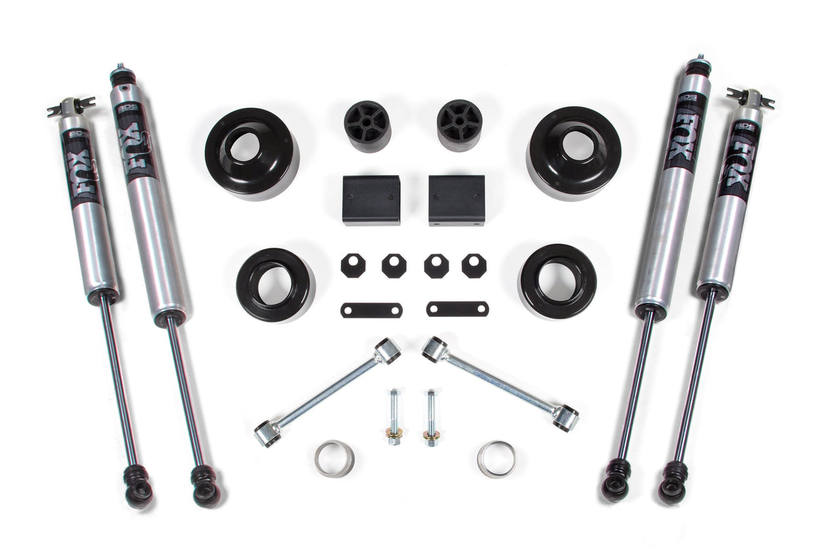 2-Inch Lift Kit - Coil Spacer for 2012-2018 Jeep Wrangler JK 2-Door - FOX 2.0 Performance Series