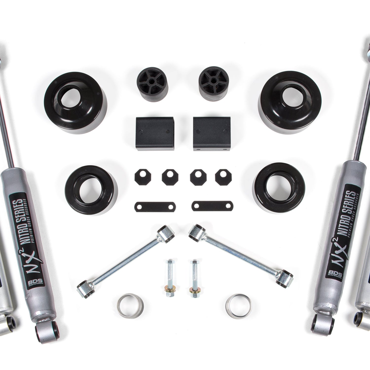 2-Inch Lift Kit - Coil Spacer for 2012-2018 Jeep Wrangler JK 2-Door