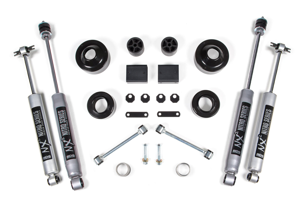 2-Inch Lift Kit - Coil Spacer for 2012-2018 Jeep Wrangler JK 2-Door