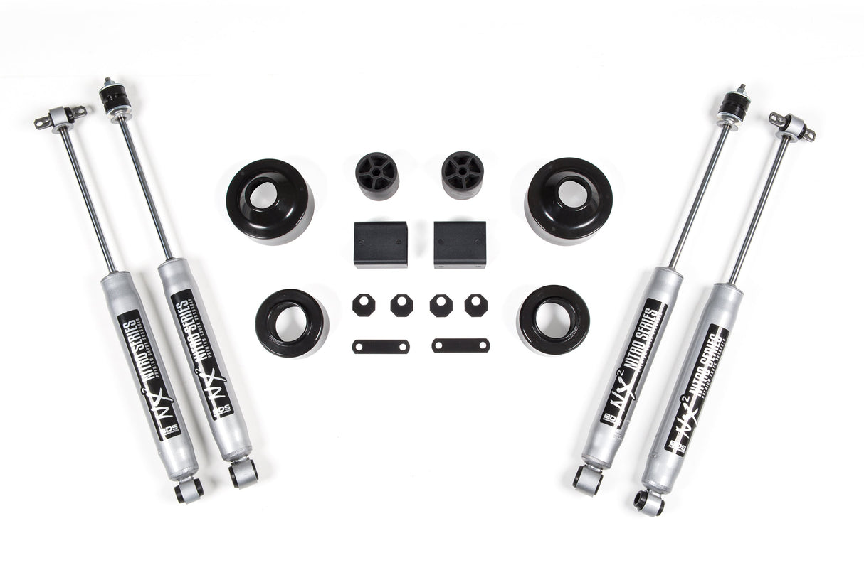 2-Inch Lift Kit - Coil Spacer for 2007-2018 Jeep Wrangler JK 2/4-Door