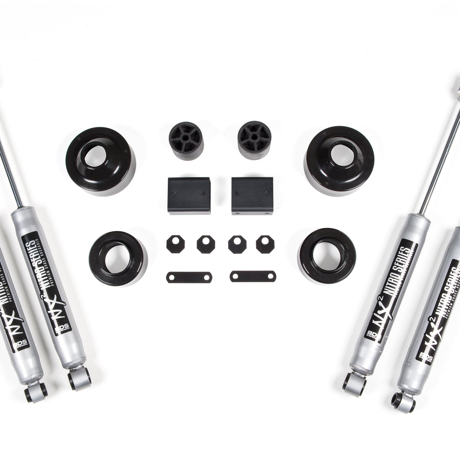 2-Inch Lift Kit - Coil Spacer for 2007-2018 Jeep Wrangler JK 2/4-Door