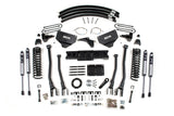 8-Inch lift Kit w/ 4-Link for 2013-2018 Dodge Ram 3500 4WD Diesel - 5 Inch Block Kit and Add-A-Leaf