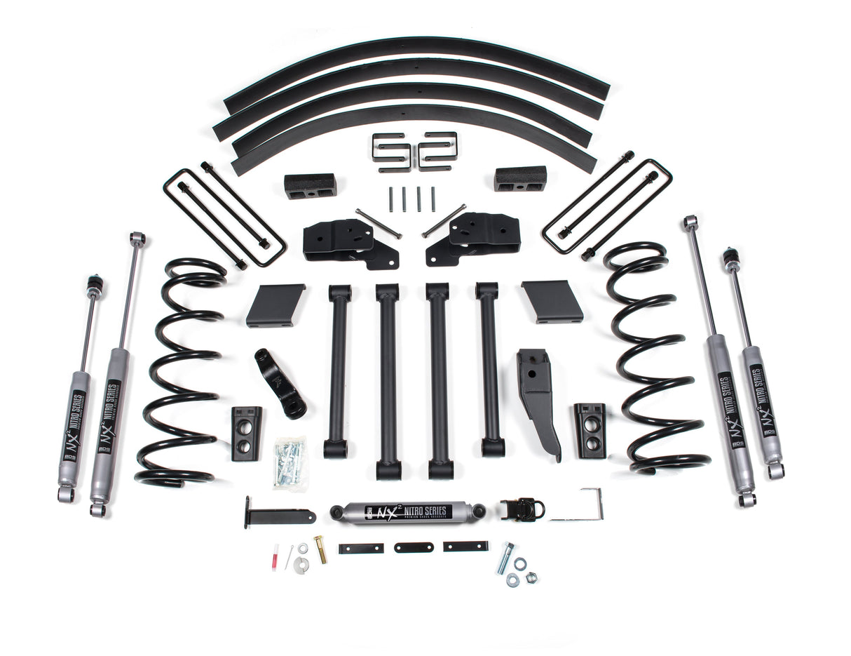 5-Inch Lift Kit for 2000-2002 Dodge Ram 2500/3500 4WD - Leaf Springs