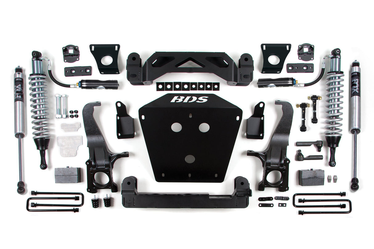 4.5-Inch Lift Kit - FOX 2.5 Coil-Over for 2007-2015 Toyota Tundra 2/4WD - FOX 2.5 Coil-Overs with DSC Adjuster