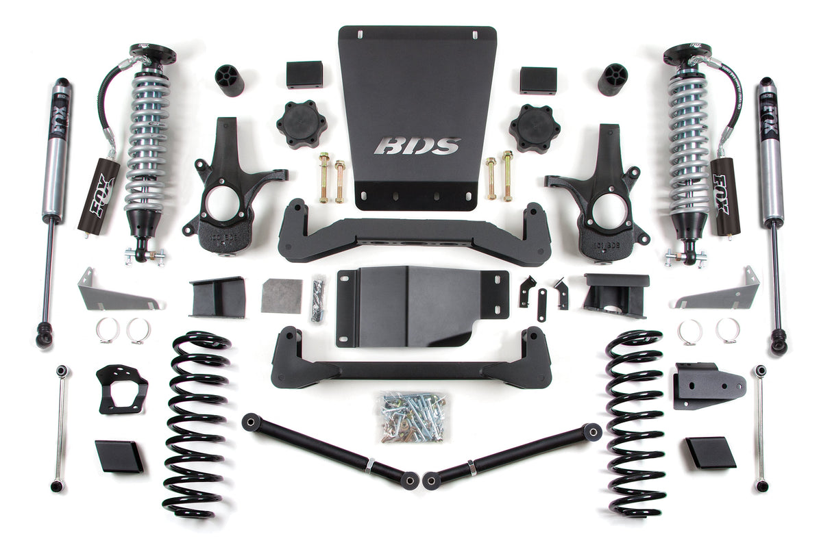 6 Inch Lift Kit | FOX 2.5 Coil-Over | Chevy/GMC Avalanche, Surburban, Tahoe, or Yukon 1500 (07-14) 4WD