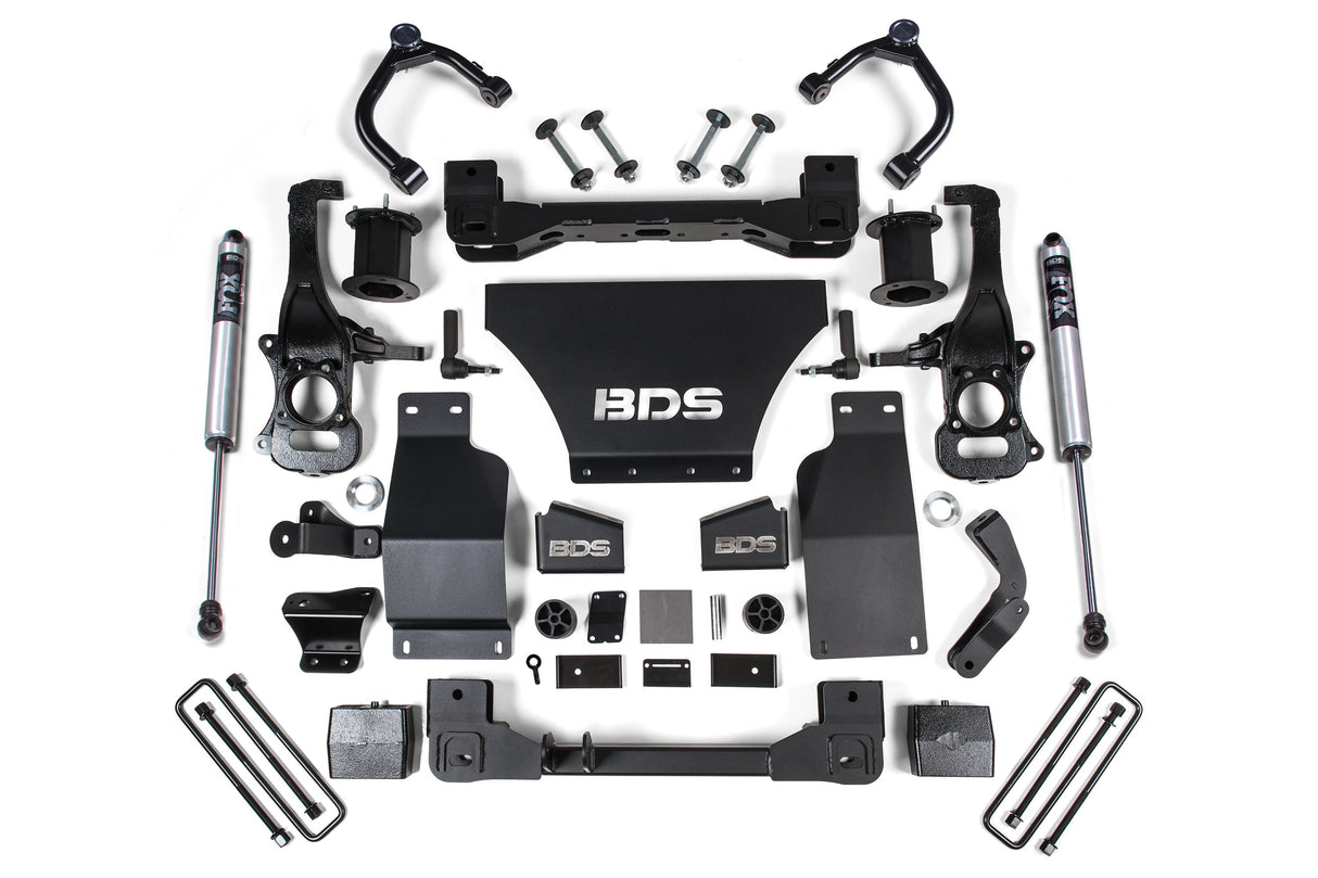6-Inch Lift Kit for 2019-2024 Chevy Silverado + GMC Sierra 1500 4WD Gas - Strut Spacer