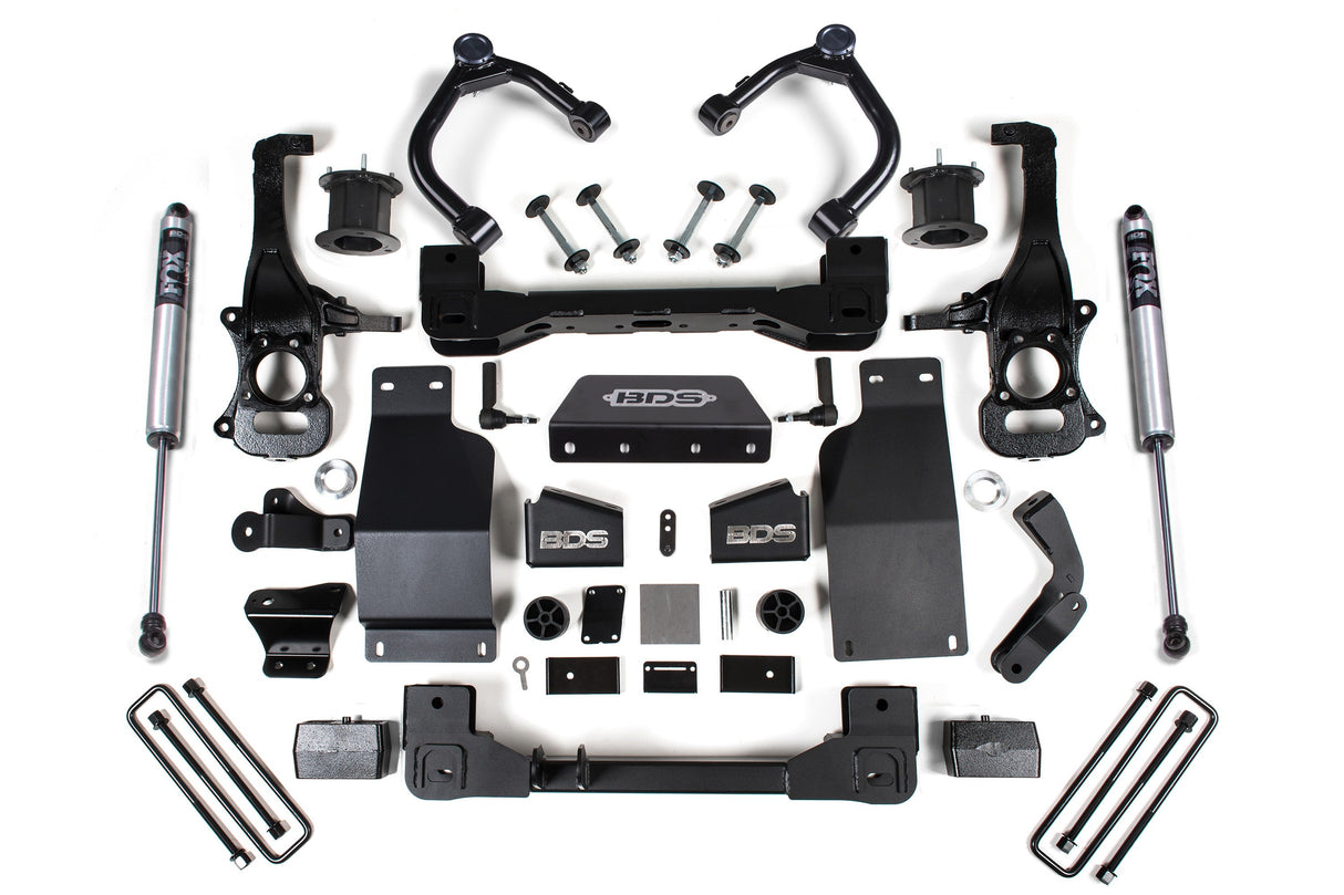 4-Inch Lift Kit for 2019-2024 Chevy Silverado + GMC Sierra 1500 4WD Diesel - Strut Spacer