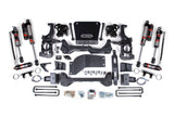 5-Inch Lift Kit - FOX Performance Elite for 20202-2024 Chevy Silverado + GMC Sierra 2500HD/3500HD 4WD - 5 Inch Block Kit With Overload