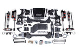 6.5-Inch Lift Kit - FOX Performance Elite for 2020-2024 Chevy Silverado + GMC Sierra 2500HD/3500HD 4WD - 6 Inch Block Kit With Overload