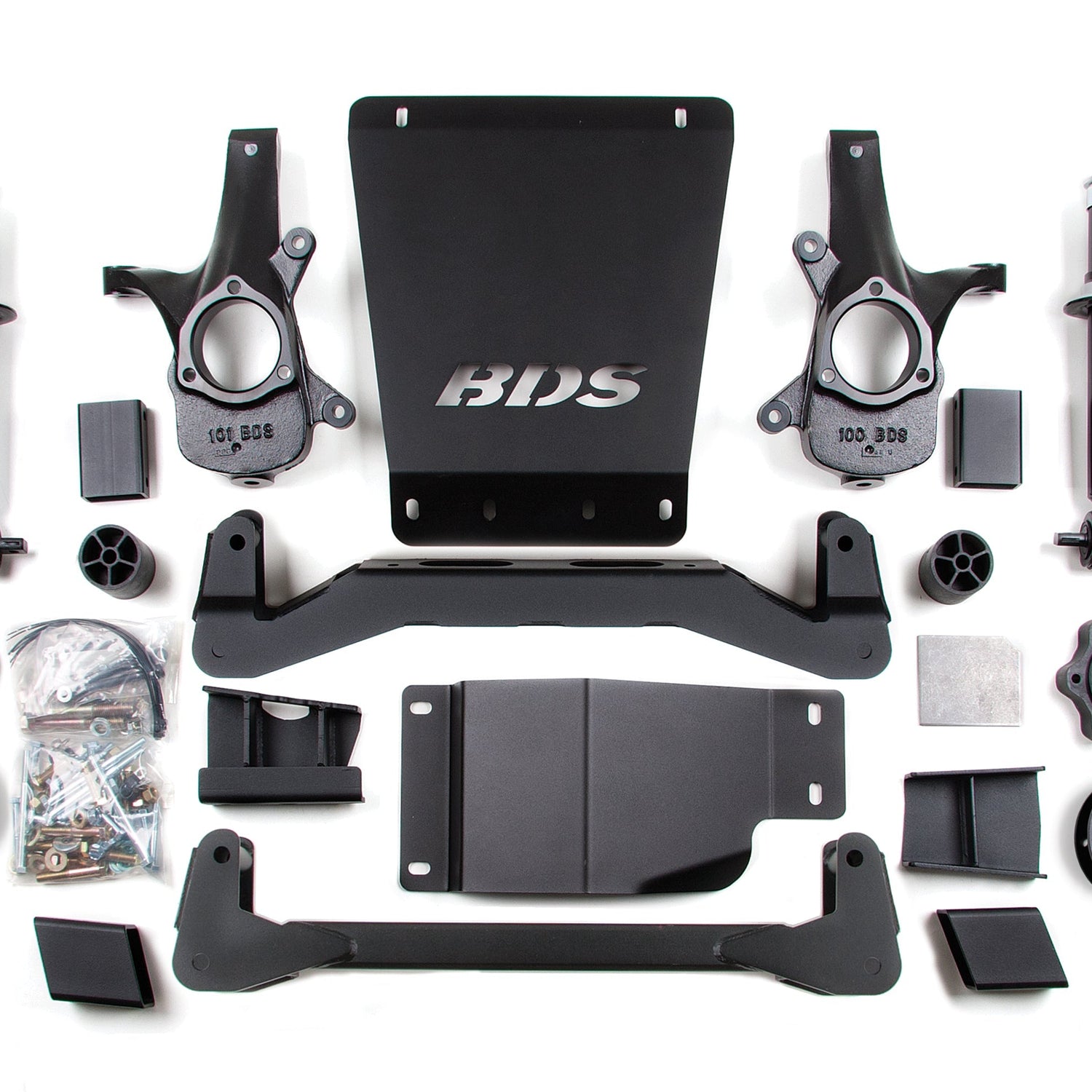 4 Inch Lift Kit for Chevy/GMC Avalanche, Surburban, Tahoe, or Yukon 1500 (07-14) 4WD - 2 Inch Lift Coil Spacer
