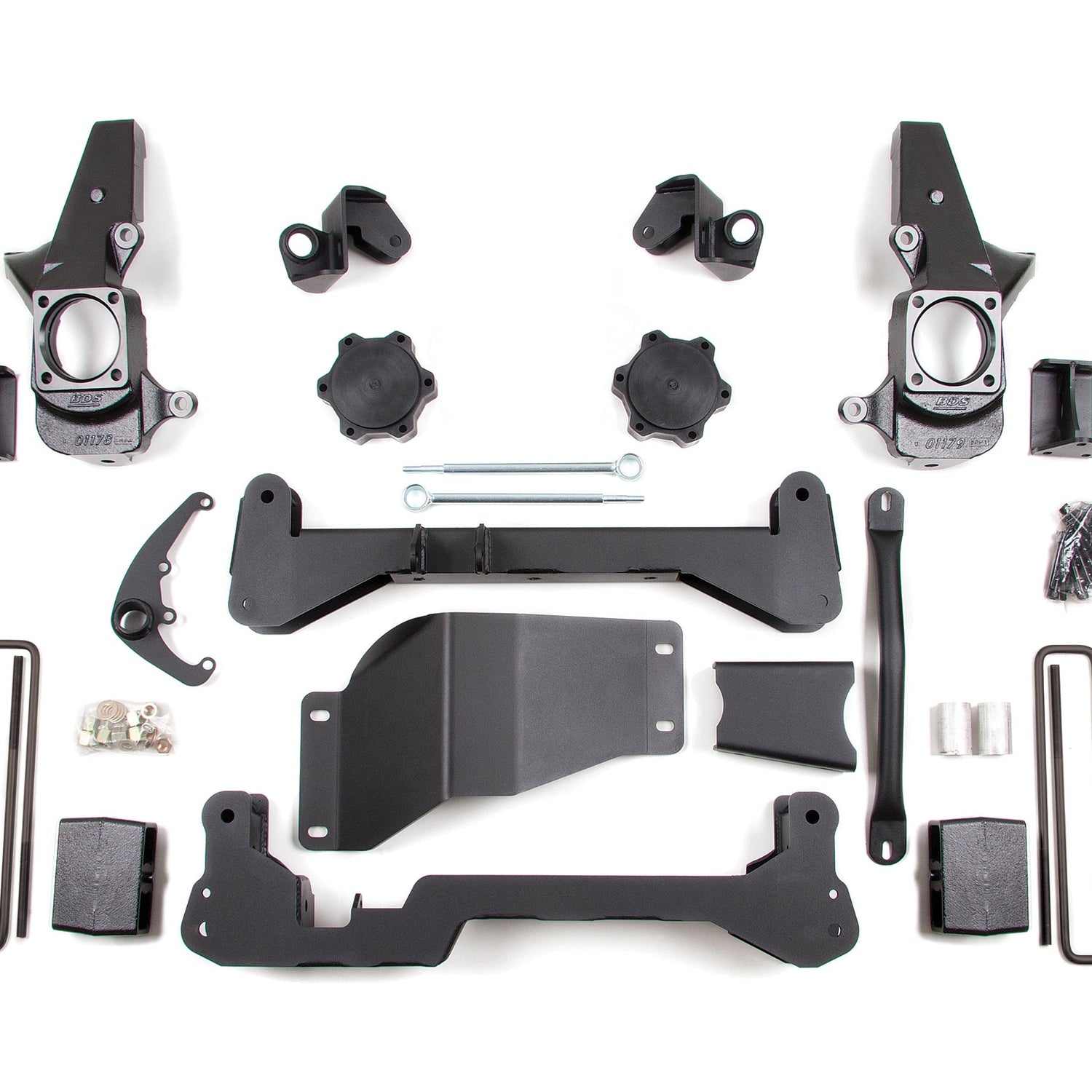 4.5-Inch Lift Kit for 2001-2010 Chevy Silverado + GMC Sierra 2500HD/3500 SRW 4WD - Standard Knuckle