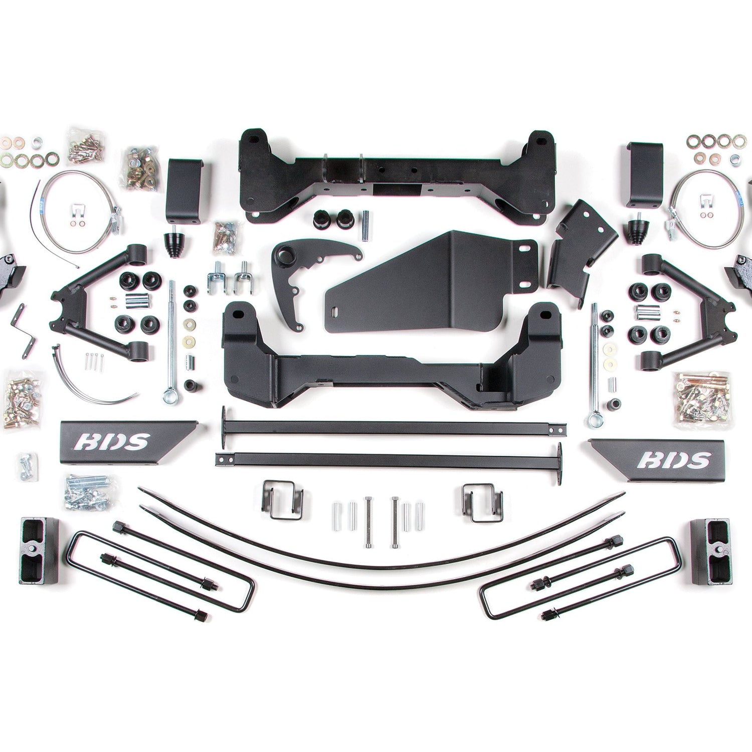 6-Lug 6-Inch Lift Kit for 1988-1998 Chevy/GMC 1500/2500 4WD - 5 Inch Block and Add-A-Leaf