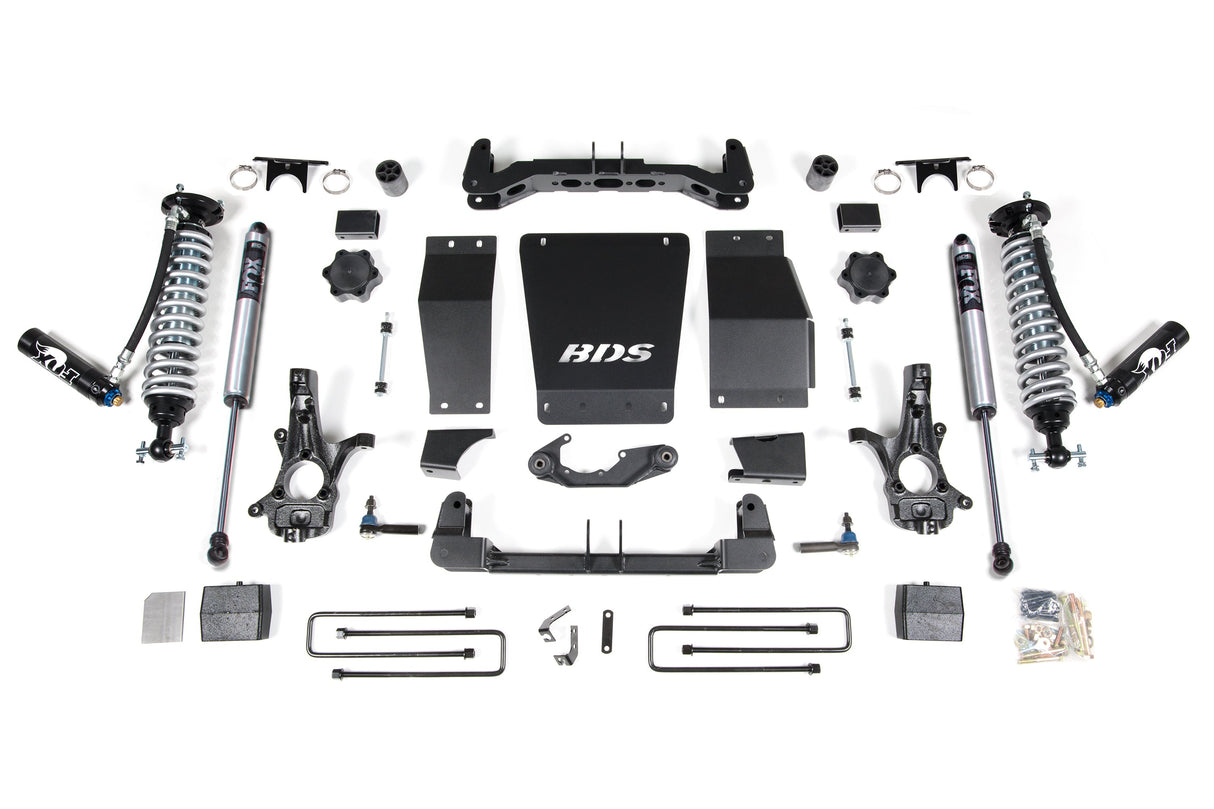 6-Inch Lift Kit - FOX 2.5 Coil-Over for 2014-2018 Chevy Silverado + GMC Sierra 1500 4WD