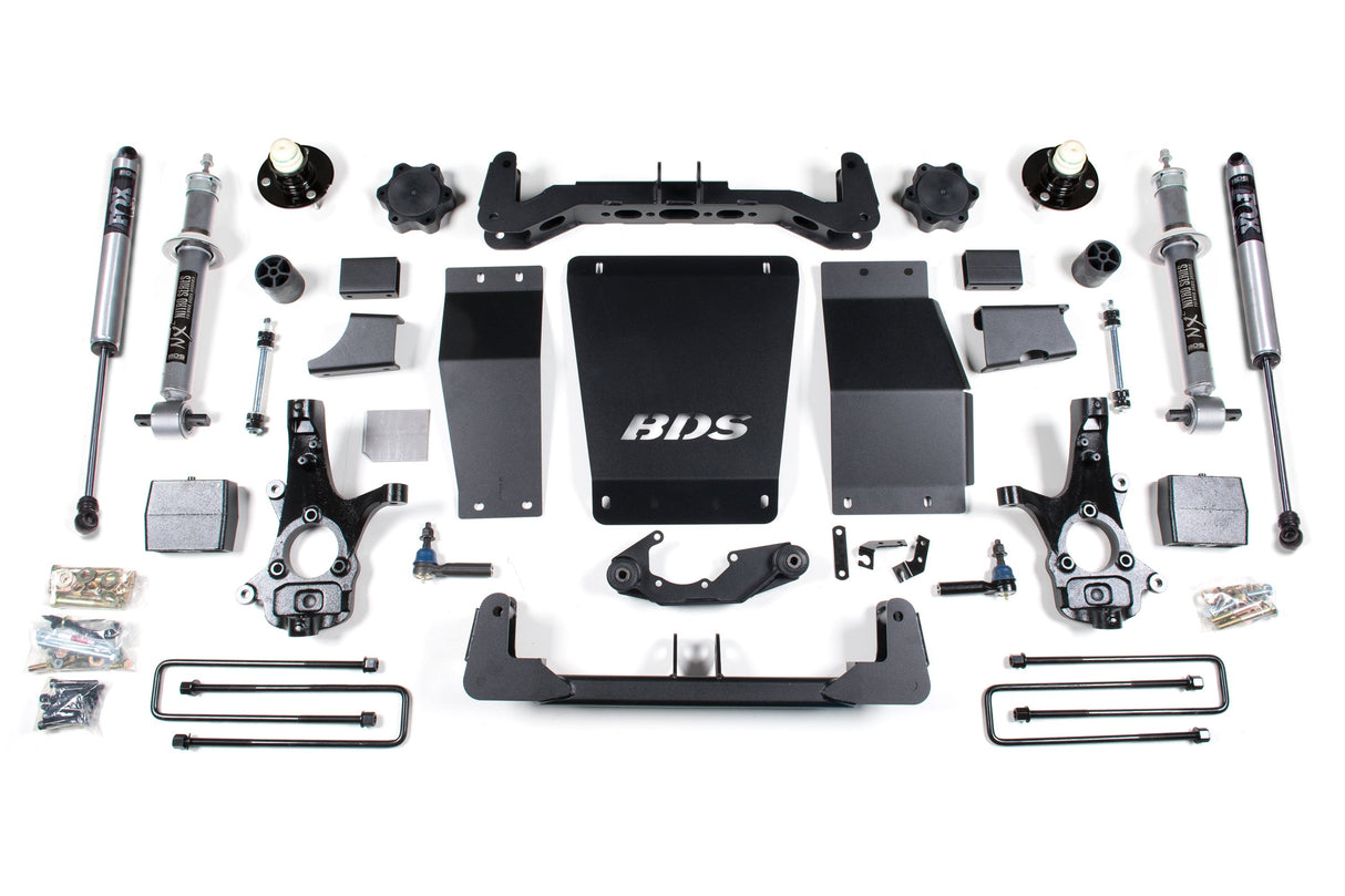 6-Inch Lift Kit for 2014-2018 Chevy Silverado + GMC Sierra 1500 4WD - Aluminum / Stamped Steel