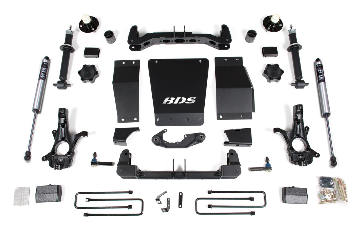 4-Inch Lift Kit for 2014-2018 Chevy Silverado + GMC Sierra 1500 4WD - Aluminum/Stamped Steel