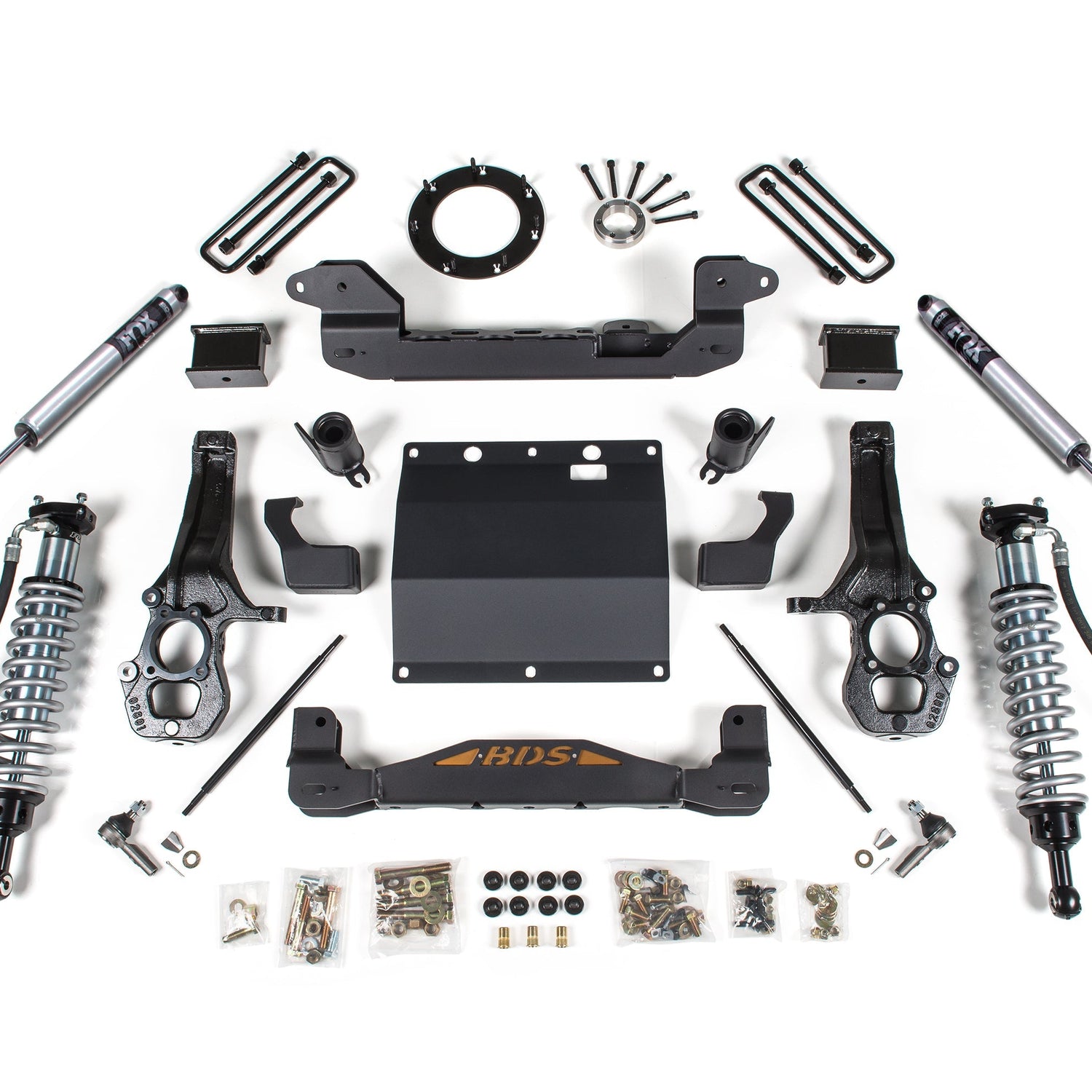 5.5-Inch Lift Kit - FOX 2.5 Coil-Over for 2015-2022 Chevy Colorado + GMC Canyon 4WD - FOX 2.5 Coil-Overs with DSC Adjuster