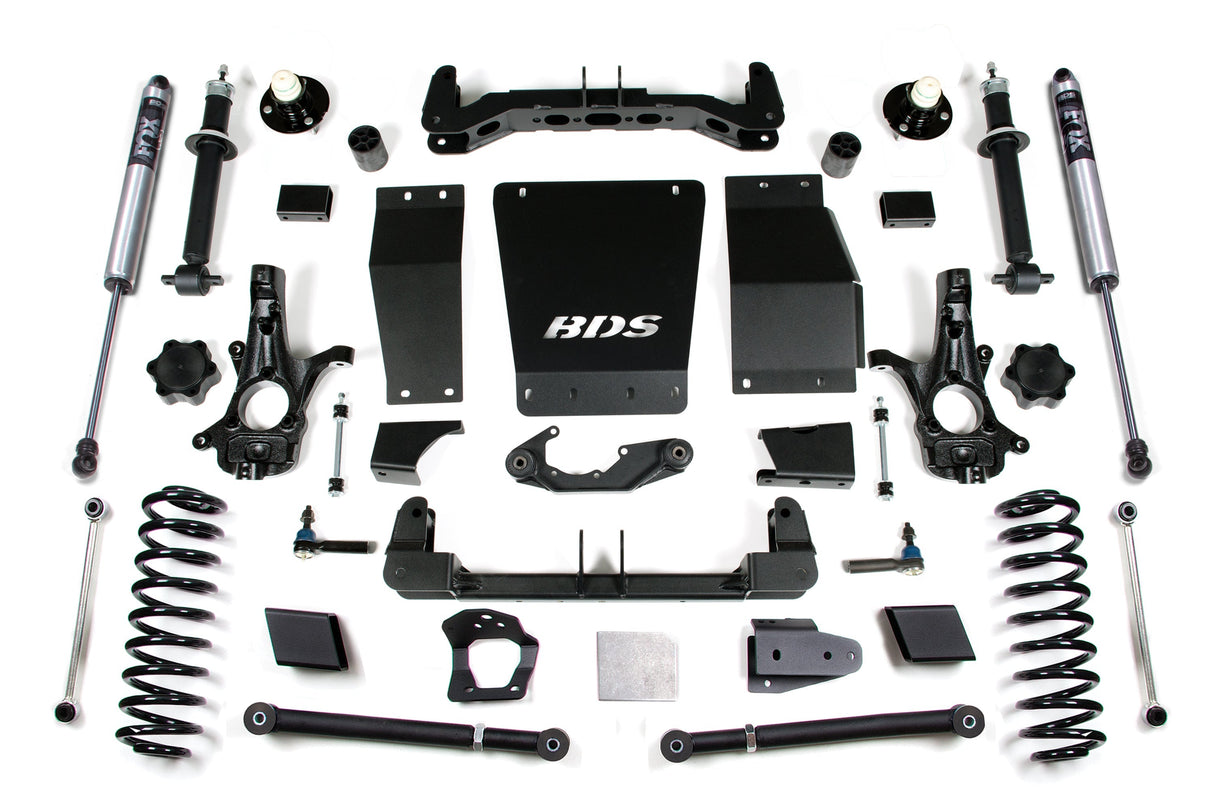 6-Inch Lift Kit for 2015-2019 Chevy/GMC Suburban, Tahoe, Yukon/XL 1500 4WD - Aluminum / Stamped Steel