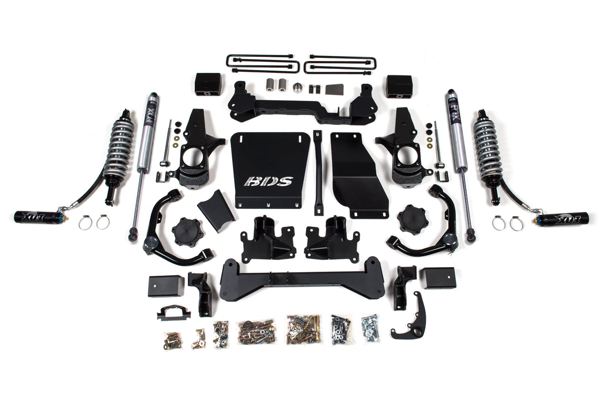 6.5-Inch Lift Kit - FOX 2.5 Coil-Over Conversion for 2001-2010 Chevy Silverado + GMC Sierra 2500HD/3500HD Diesel