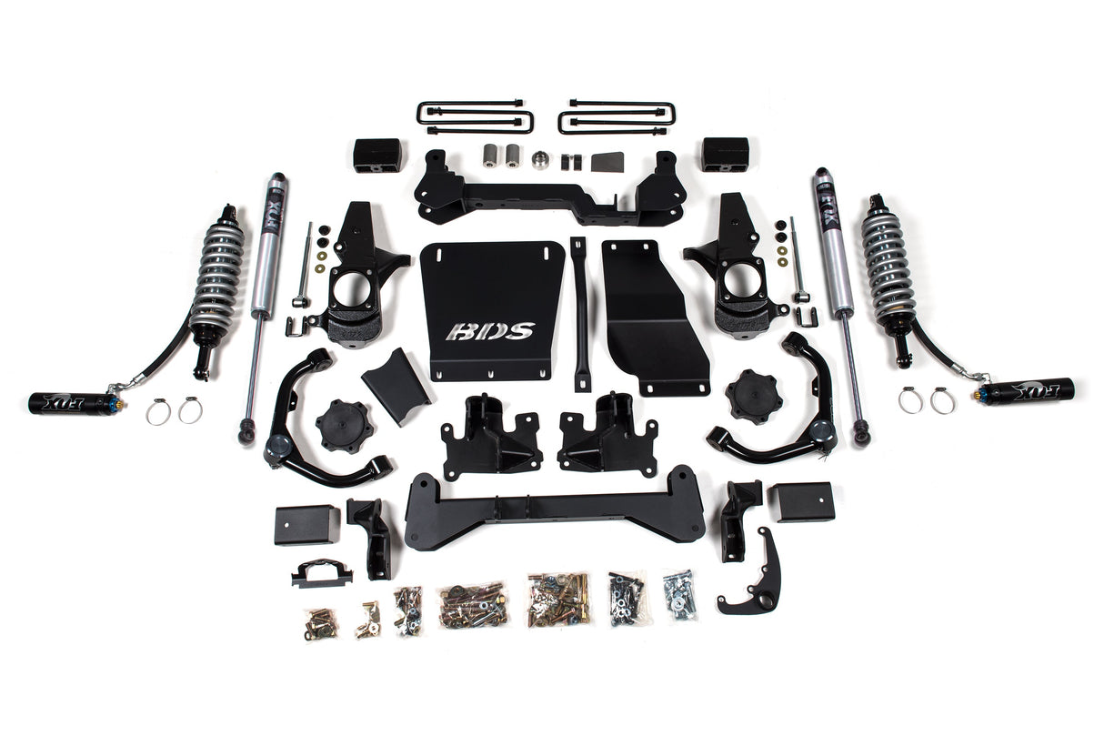 4.5-Inch Lift Kit - FOX 2.5 Coil-Over Conversion for 2001-2010 Chevy Silverado + GMC Sierra 2500HD/3500HD Diesel