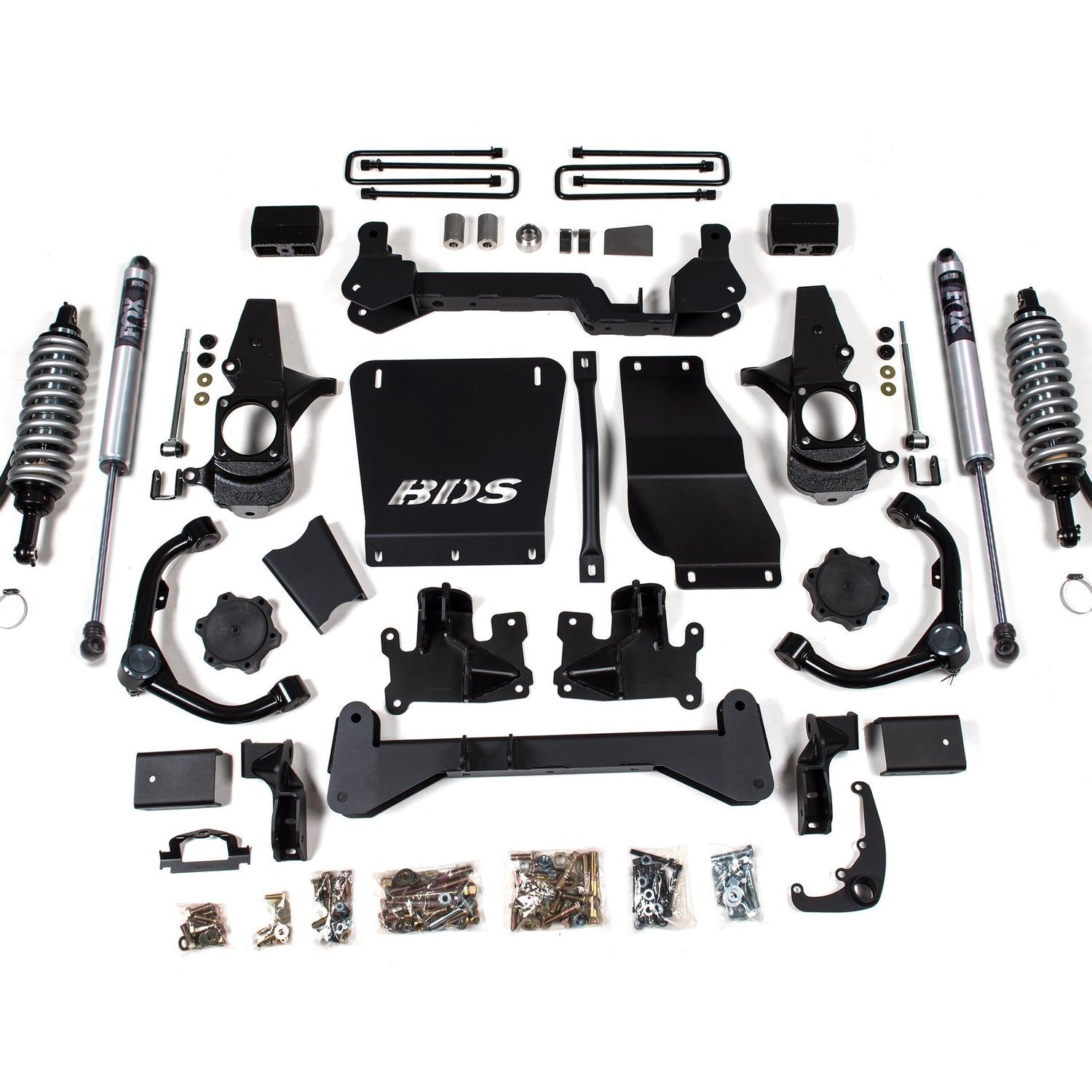 4.5-Inch Lift Kit - FOX 2.5 Coil-Over Conversion for 2001-2010 Chevy Silverado + GMC Sierra 2500HD/3500HD Diesel