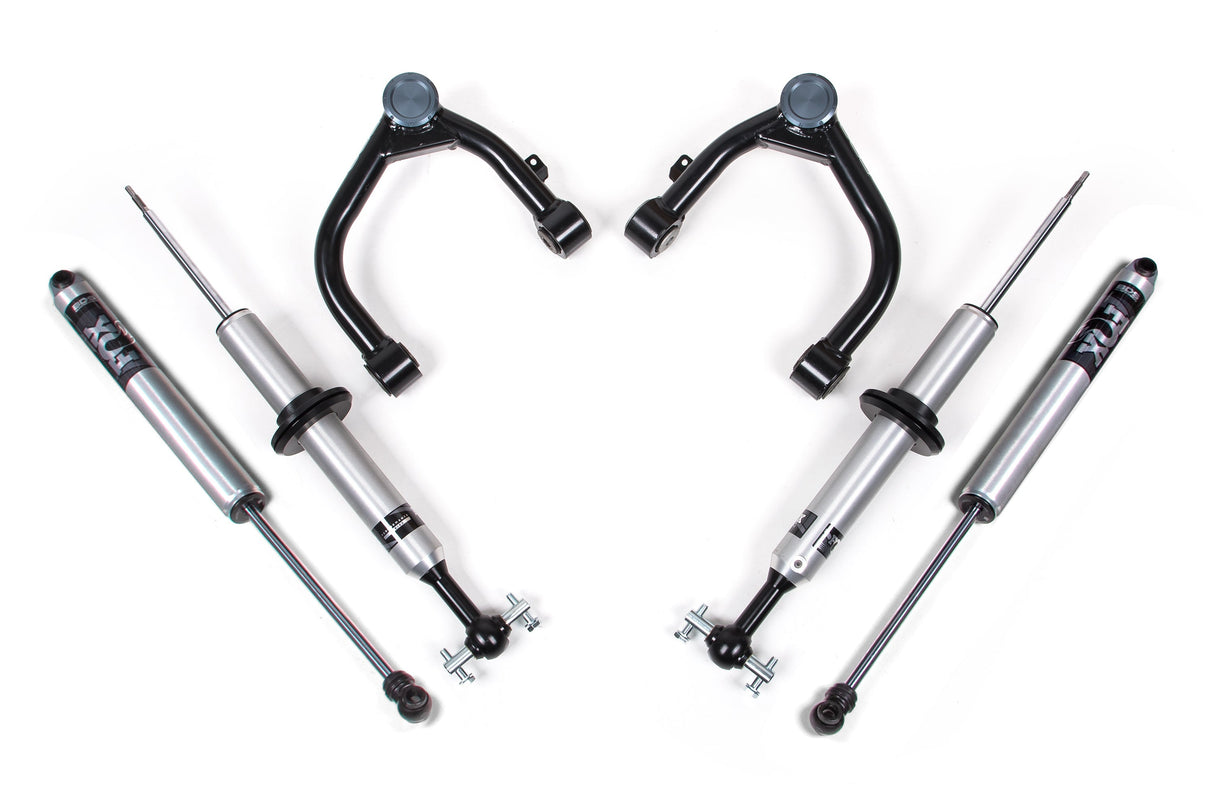 BDS 2-Inch Lift Kit FOX 2.0 Snap Ring Strut for 2019-2024 Chevy Silverado + GMC Sierra 1500 4WD