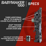 68RFE High Performance Valve Body 2007.5-2018, aka "BabyMaker 1000"