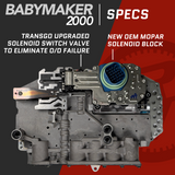 68RFE High Performance Valve Body 2019-2024 Aka "BabyMaker 2000"