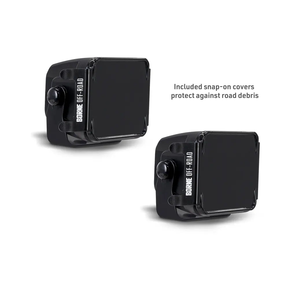 Borne Off-Road 2021+ Ford Bronco Direct Fit Light Pods - Standard Bumper - Kit of 6